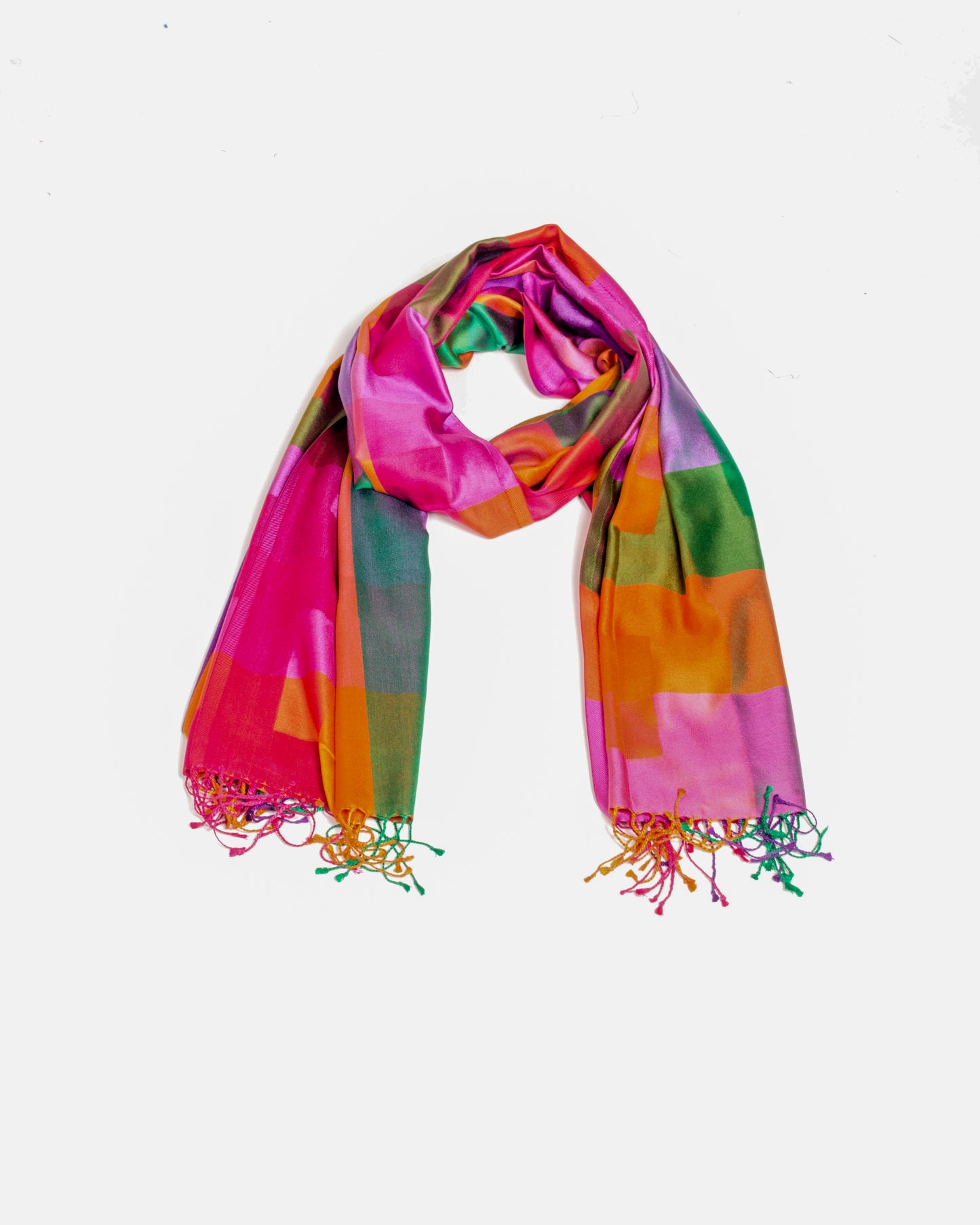 Cashmere Silk Check